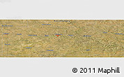 Satellite Panoramic Map of the area around 46° 51' 18" N, 102° 46' 30" W