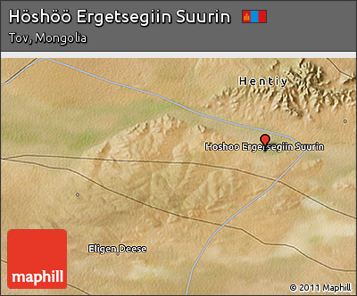 Satellite 3D Map of Höshöö Ergetsegiin Suurin