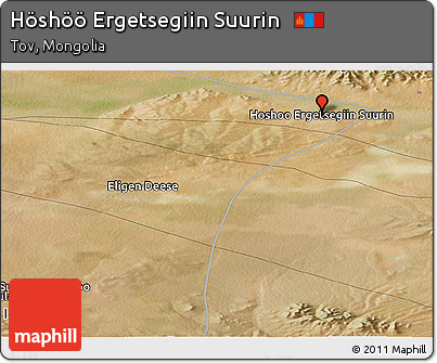 Satellite Panoramic Map of Höshöö Ergetsegiin Suurin