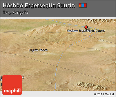 Satellite Panoramic Map of Höshöö Ergetsegiin Suurin