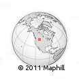 Outline Map of the Area around 46° 51' 18" N, 111° 16' 30" W, rectangular outline
