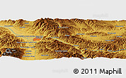 Physical Panoramic Map of the area around 46° 51' 18" N, 113° 49' 29" W