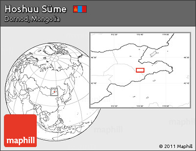 Blank Location Map of Hoshuu Süme