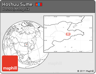 Blank Location Map of Hoshuu Süme