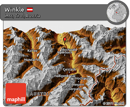 Physical 3D Map of Winkle