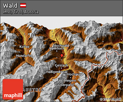 Physical 3D Map of Wald