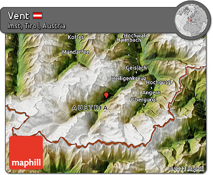 Satellite 3D Map of Vent