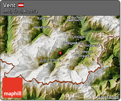 Satellite 3D Map of Vent