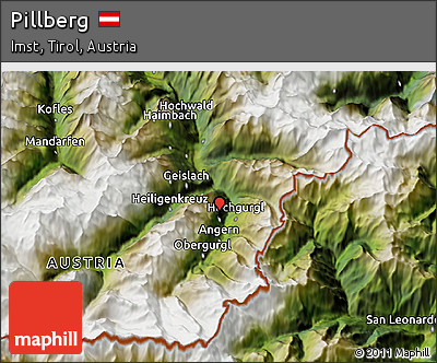 Satellite 3D Map of Pillberg