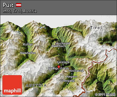 Satellite 3D Map of Puit