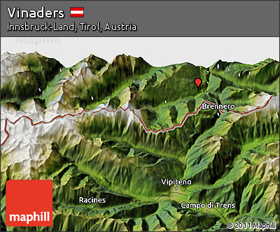 Satellite 3D Map of Vinaders