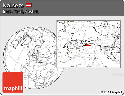 Blank Location Map of Kaisers