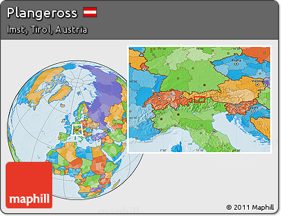 Political Location Map of Plangeross