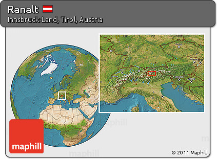Satellite Location Map of Ranalt
