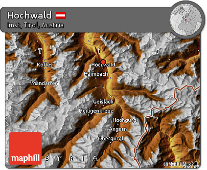 Physical Map of Hochwald