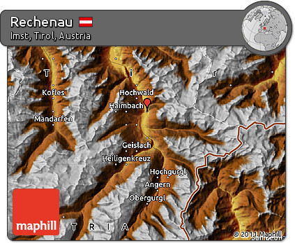 Physical Map of Rechenau