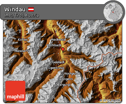 Physical Map of Windau