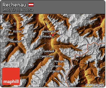 Physical Map of Rechenau