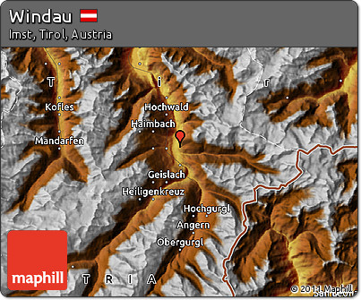 Physical Map of Windau