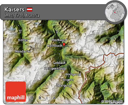 Satellite Map of Kaisers
