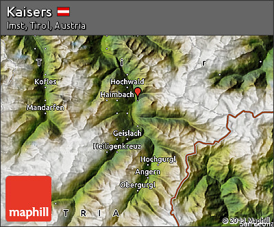 Satellite Map of Kaisers