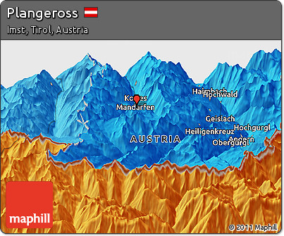 Political Panoramic Map of Plangeross
