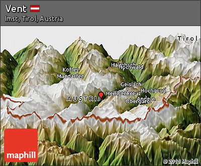 Satellite Panoramic Map of Vent