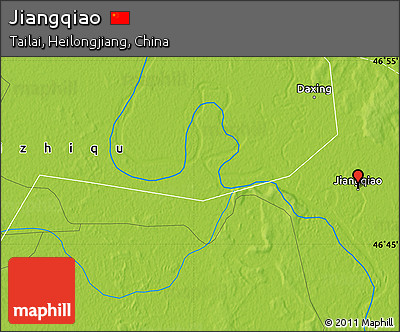 Physical Map of Jiangqiao