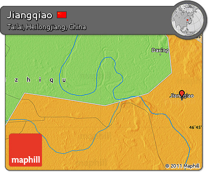 Political Map of Jiangqiao