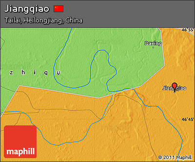 Political Map of Jiangqiao