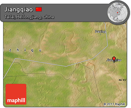 Satellite Map of Jiangqiao