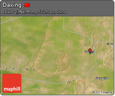 Satellite Map of Daxing