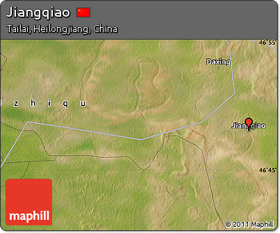 Satellite Map of Jiangqiao