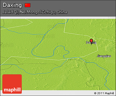 Physical Panoramic Map of Daxing