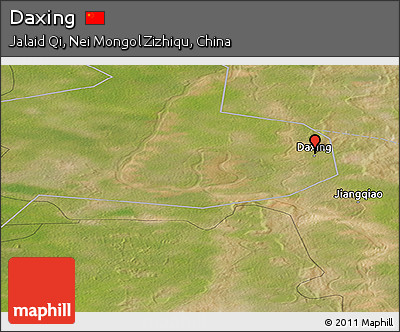 Satellite Panoramic Map of Daxing