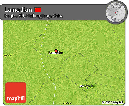 Physical Map of Lamadian