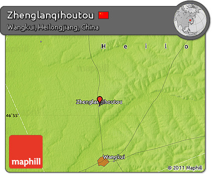 Physical Map of Zhenglanqihoutou