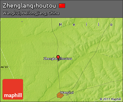 Physical Map of Zhenglanqihoutou