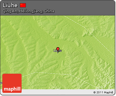 Physical 3D Map of Liuhe