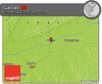Physical Map of Gaolao