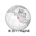 Outline Map of the Area around 46° 51' 18" N, 127° 25' 30" W, rectangular outline