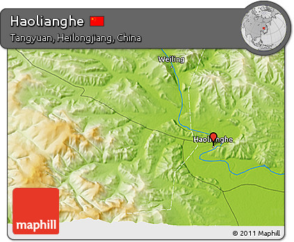 Physical 3D Map of Haolianghe
