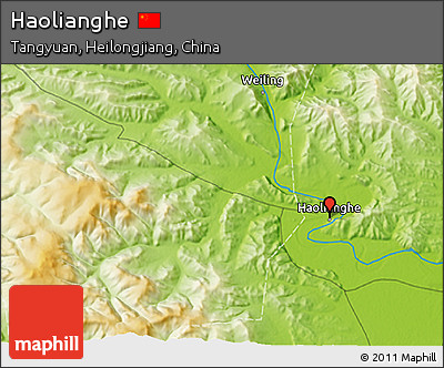 Physical 3D Map of Haolianghe