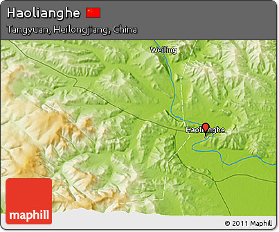 Physical 3D Map of Haolianghe