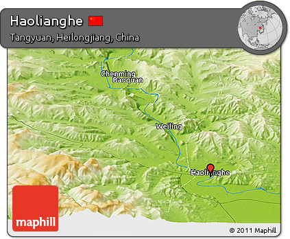 Physical Panoramic Map of Haolianghe