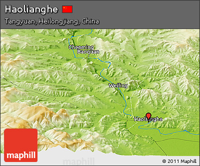 Physical Panoramic Map of Haolianghe