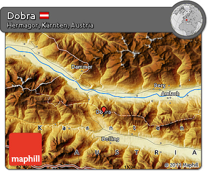 Physical Map of Dobra