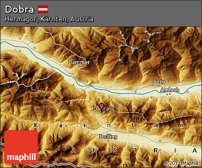 Physical Map of Dobra
