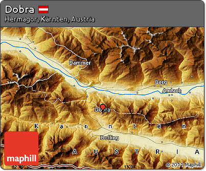 Physical Map of Dobra
