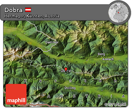 Satellite Map of Dobra